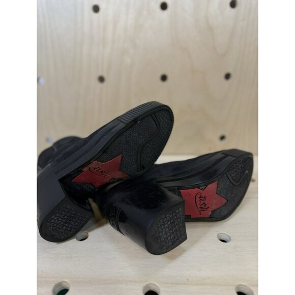 Ash Women's Size 40 Black Suede Leather Platform Chunky Boots US 9-9.5 - Picture 11 of 14